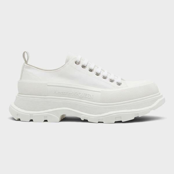 Alexander McQueen Tread Slick Lace Up White