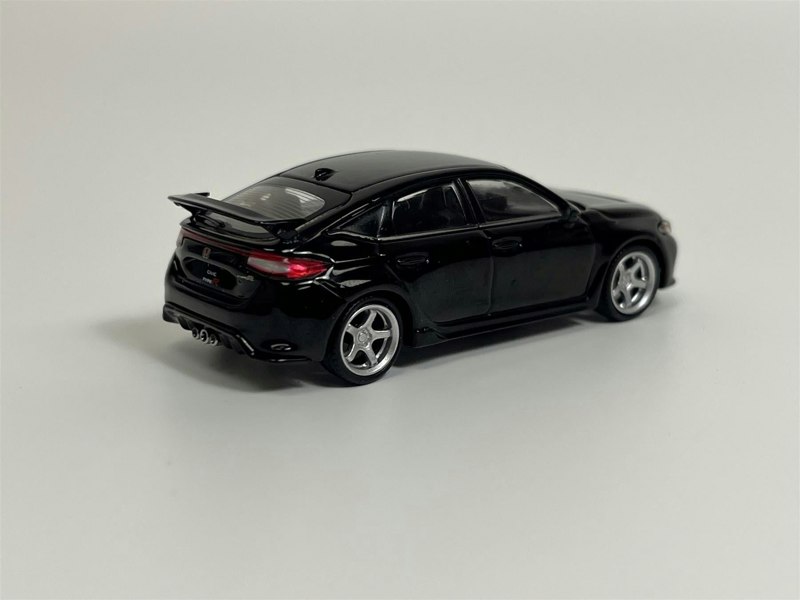 Mini GT Honda Civic Type R Crystal Black Pearl 2023 W Advan GT Wheel LHD 1:64 Mini GT MGT00585L