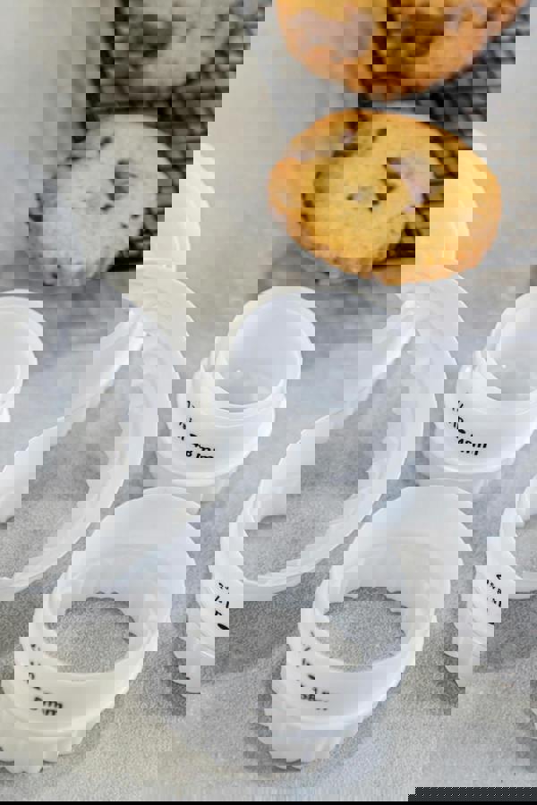 KitchenCraft Set of Seven Plastic Double Edged Biscuit / Pastry Cutters