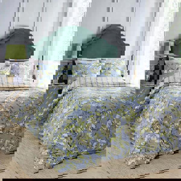 Wylder Albera Floral Duvet Cover Set - French Blue