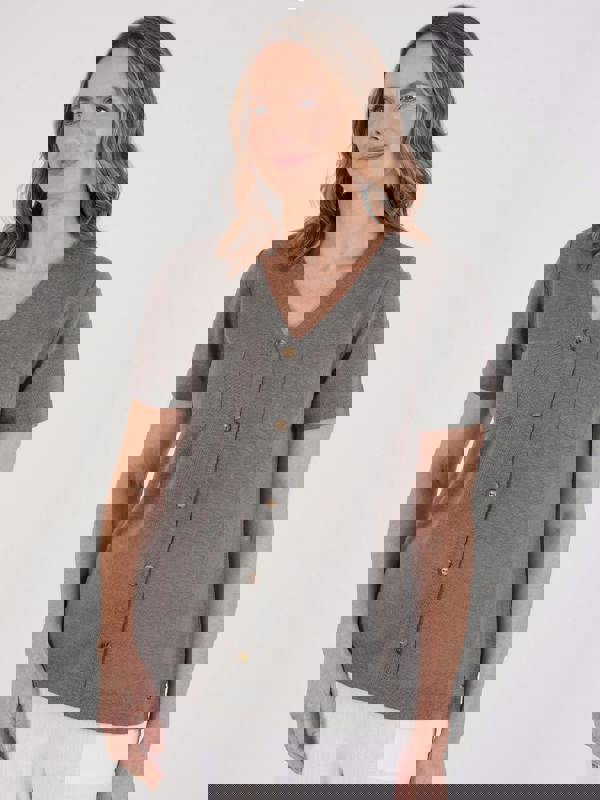 TIGI Patch Pocket Easy-wear Top