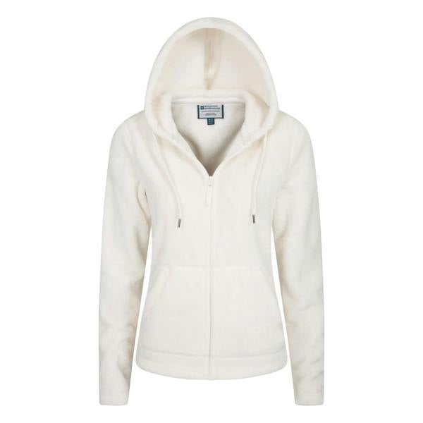 Mountain Warehouse Womens/Ladies Snaggle Fleece Hoodie - Cream - 