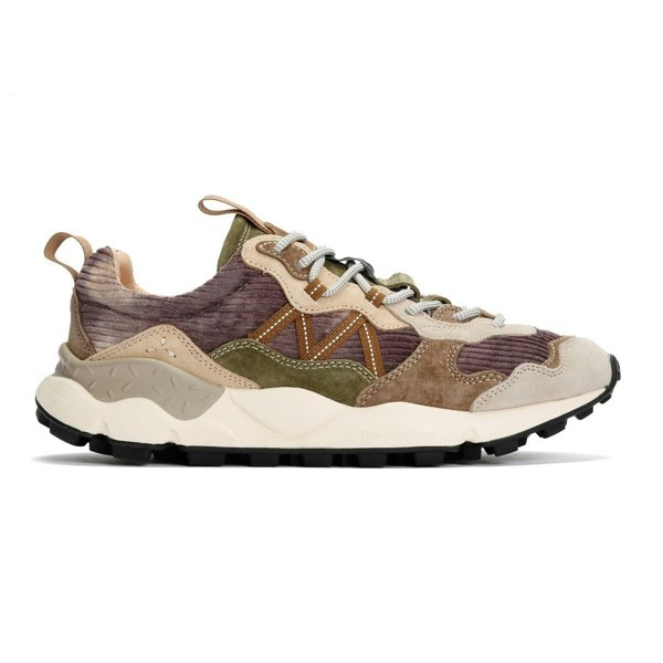Flower Mountain Lenzan Brown/Green Trainers