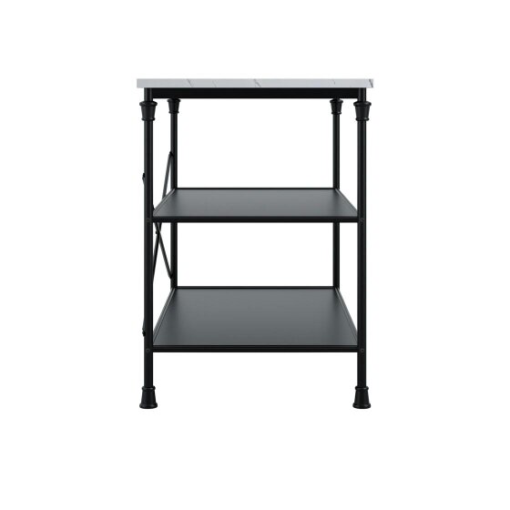 Wyld Haus Lola Marble Effect Console Table 2 Shelves