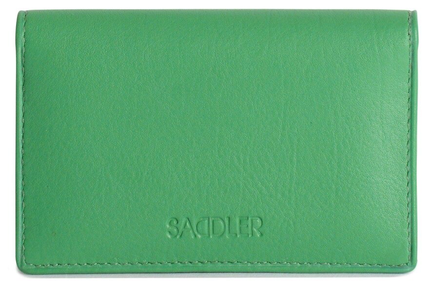 SADDLER JESSICA Leather Credit Card Holder with RFID Protection - 2 Sections and ID Window