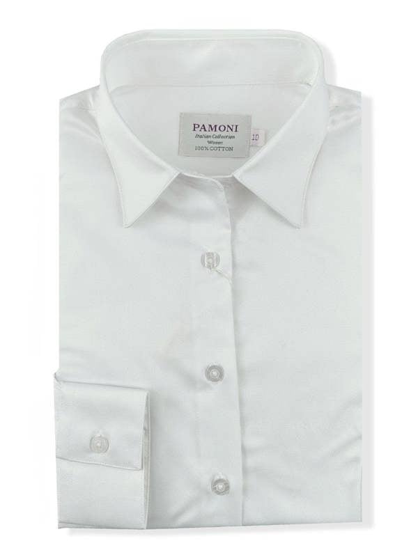 Women's Classic White Fitted Shirt