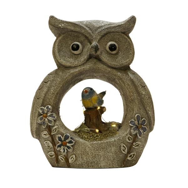 Country Living Owl Solar Light