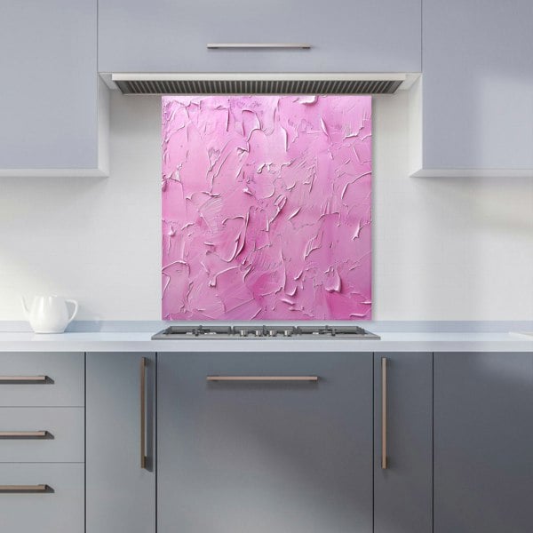 Warren Reed - Designer Bright Pink Textured Effect Kitchen Splashback