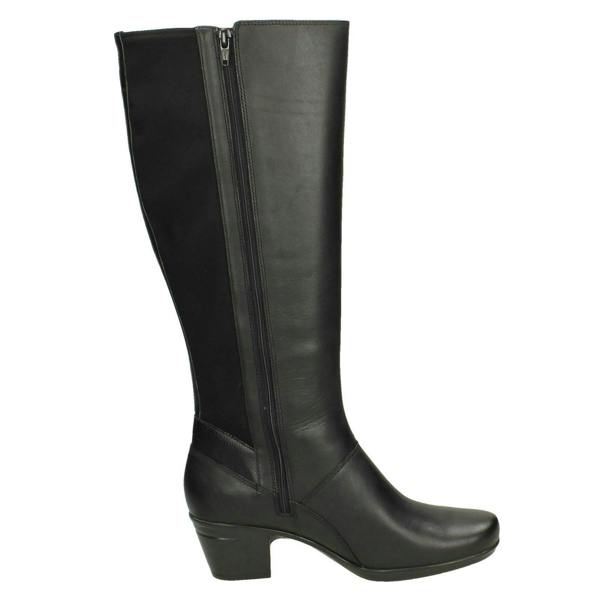 Clarks Ladies Clarks Heeled Knee High Boots Emslie Emma