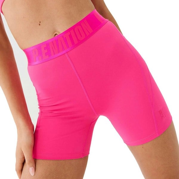 P.E Nation PE Nation Womens Intuitive Bike Short in Pink