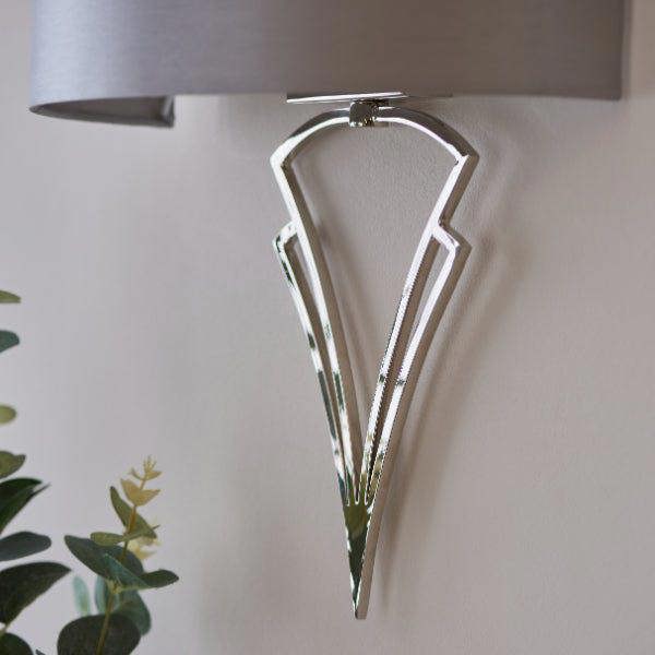 Pagazzi Lighting Lyla Satin Nickel Wall Light