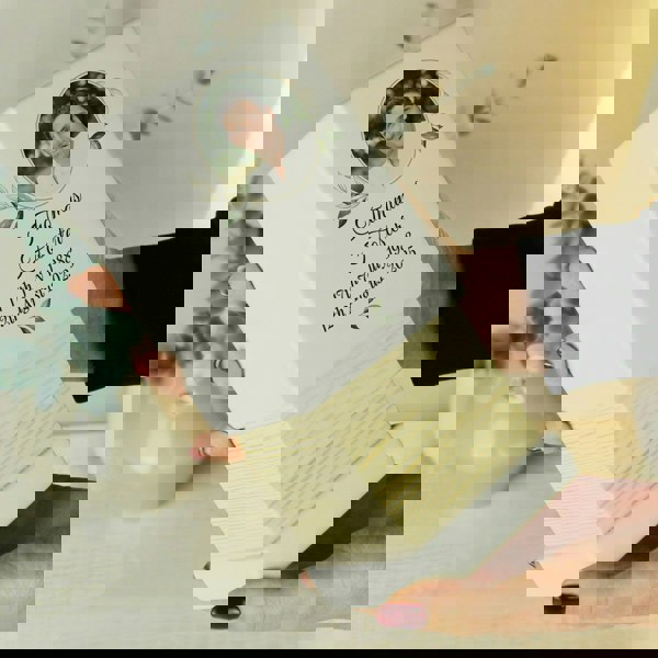 Personalised Memento Company Personalised Photo Upload Small Wooden Urn