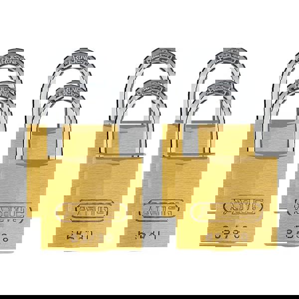 Abus Mechanical 65 Series Brass Padlock - Multi Colour