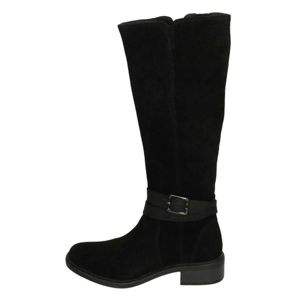 Clarks Ladies Clarks Zip Comfort Knee High Boots Maye Shine
