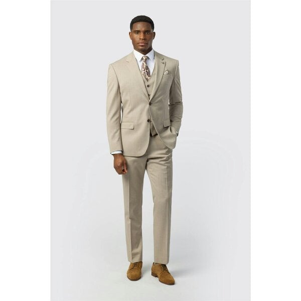Ted Baker Tailored Fit Super 100s Taupe Twill Jacket