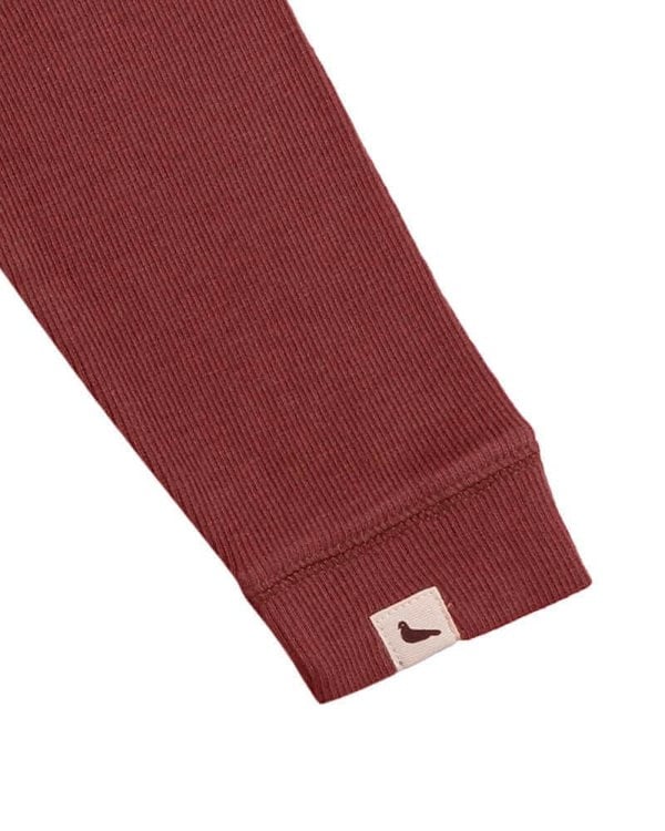 organic cotton Red Rib Top - image 5