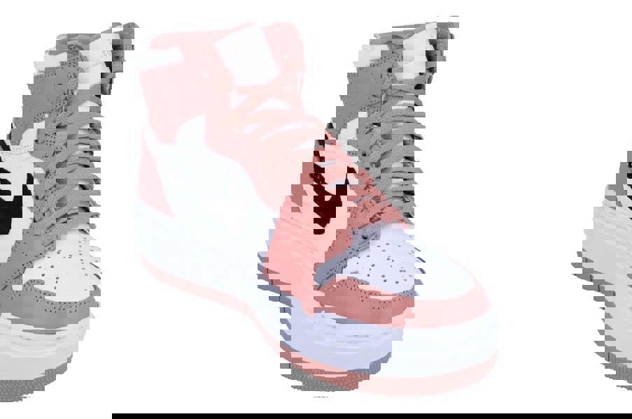 Nike Air Jordan 1 Elevate High Womens Trainers Dn3253  601 - Red Stardust Black White 601 - Photo 3