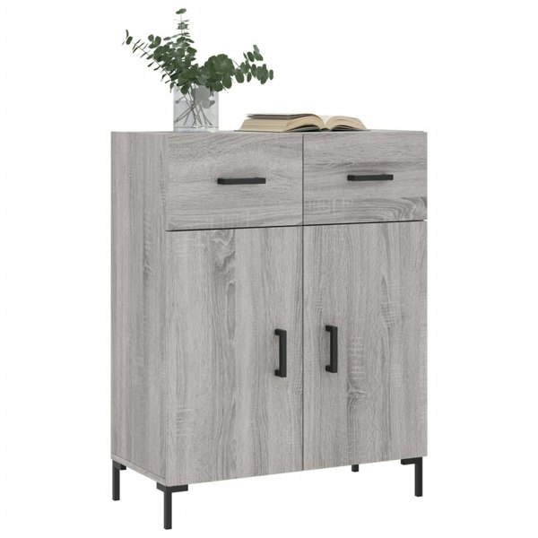 Berkfield Sideboard Grey Sonoma 69.5x34x90 cm Engineered Wood
