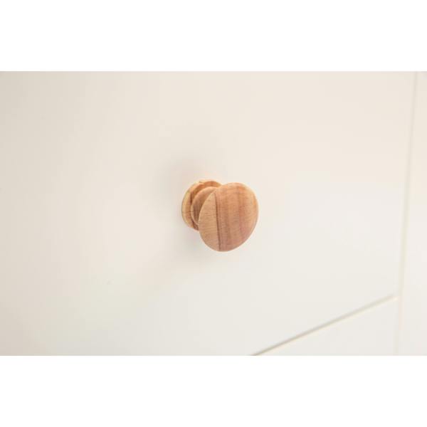 Cabinet Bits Maggiori 5 Drawer Narrow Chest of Drawers Wood Knob