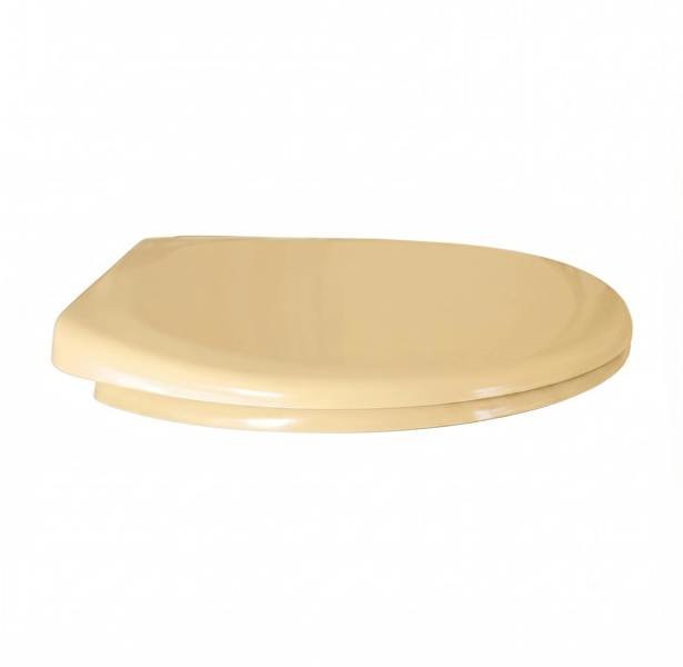 RTS Beige Peach Top Fix Slow Close Quick Release Toilet Seat