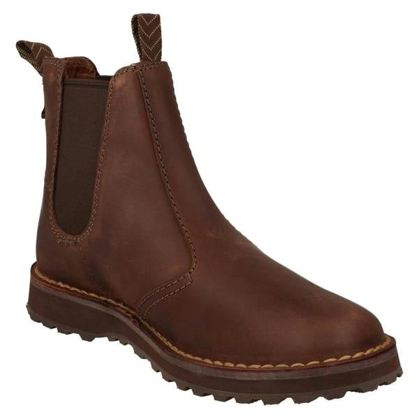 Clarks Mens Clarks Lightweight Chelsea Ankle Boots Solsbury Easy