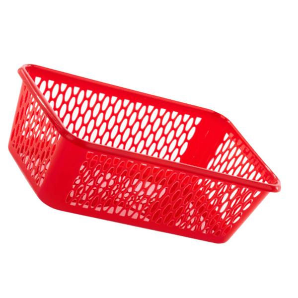 Leecroft 25cm Handy Basket Red 25 x 16 x 8cm - One Colour - 