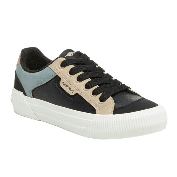 Rocket Dog Womens Cheery Sporty Colour Block Trainers - Black
