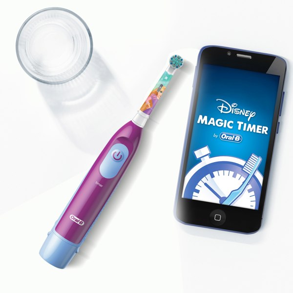 Oral-B Pro Battery Powered Toothbrush Featuring Cars Or Princesses Characters