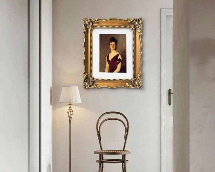 Maison des Cadeaux Victorian Ornate Photo Frame (8x10, Gold)
