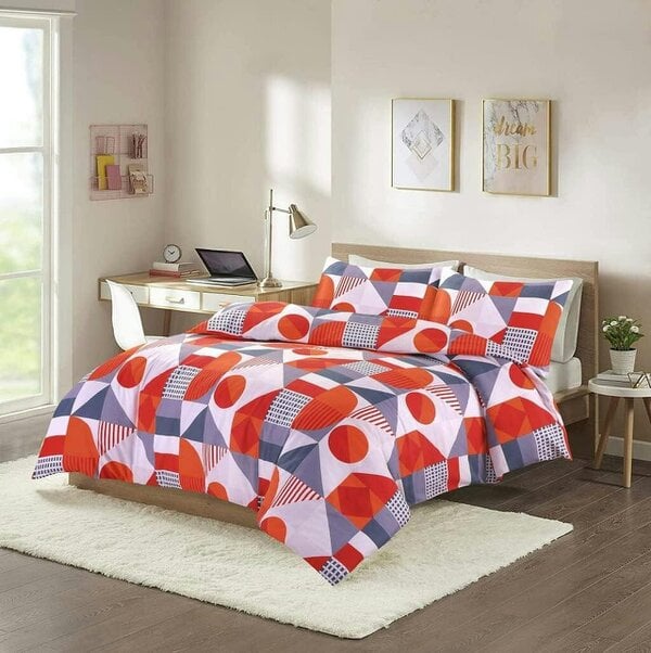 Night Zone Scott Polycotton Duvet Cover Set – Soft Easy Care Bedding with Pillowcases