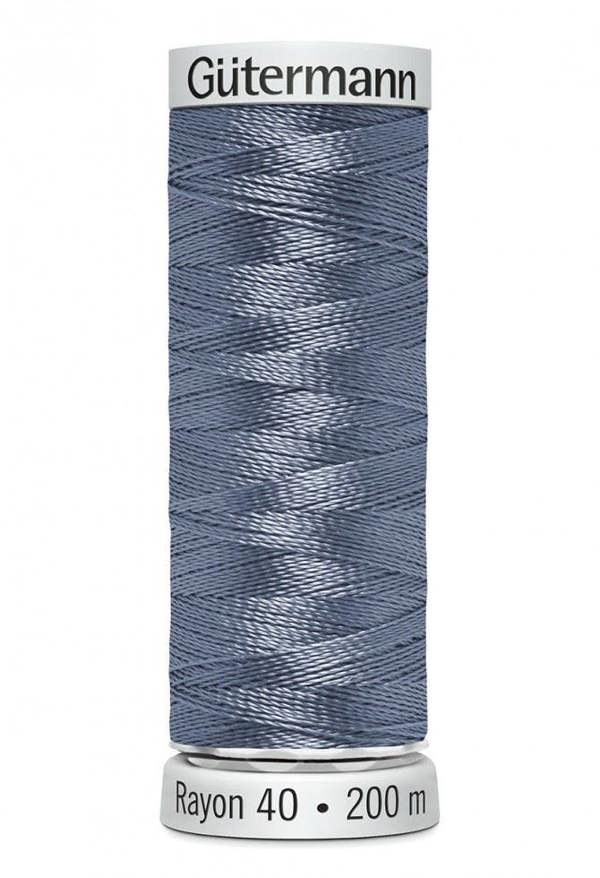 Gutermann No 40 Sulky Rayon Embroidery Thread 200m Rayon Thread Suitable For Embroidery