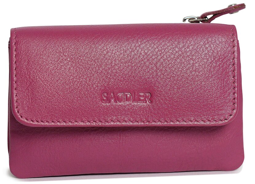 SADDLER Spacious Leather Purse "Lily" – Handmade by Saddler | RFID Protected & Gift Boxed | Triple Gusset Design for Cards, Coins & Keys