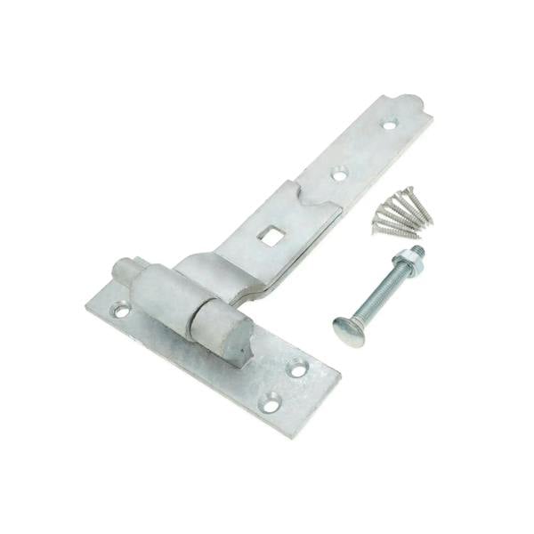 Hook and Band Hinge - Cranked -  Galvanised