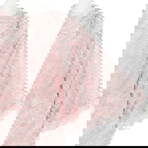 A luxurious Emilio Pucci cocktail dress in intricate sheer pink lace