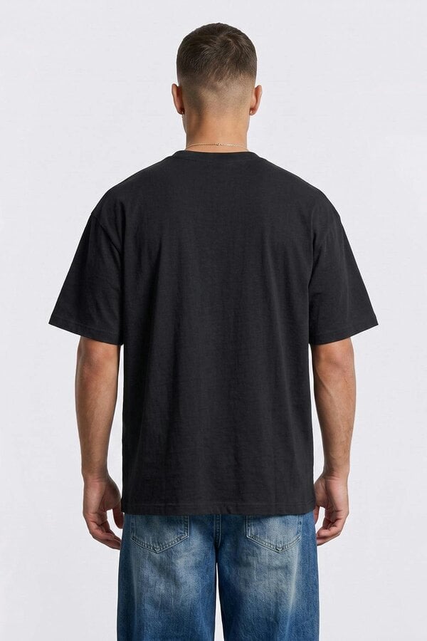 London Attitude Retro Graphic Oversized Heavyweight Streetwear T-Shirt