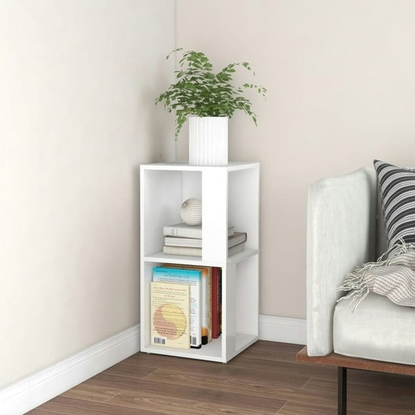 Berkfield Corner Cabinet White 33x33x67cm Engineered Wood