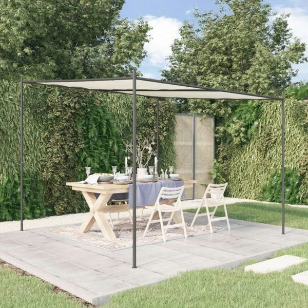 Berkfield Gazebo White 3x3 m 180 g/ma_ Fabric and Steel