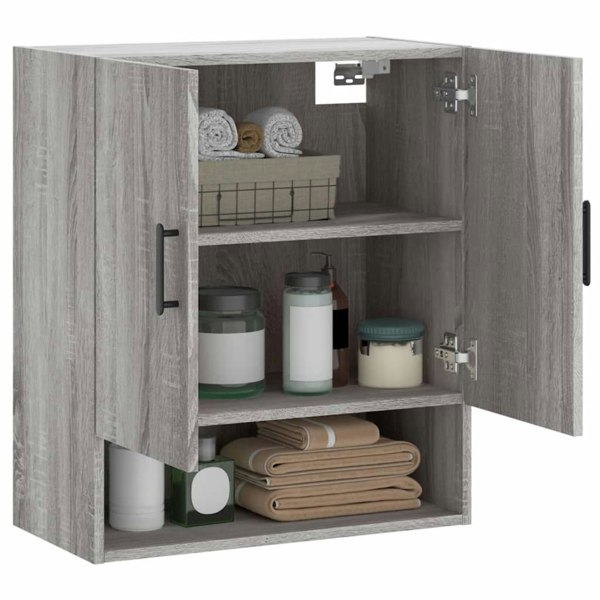 Berkfield Wall Cabinet Grey Sonoma 60x31x70 cm Engineered Wood