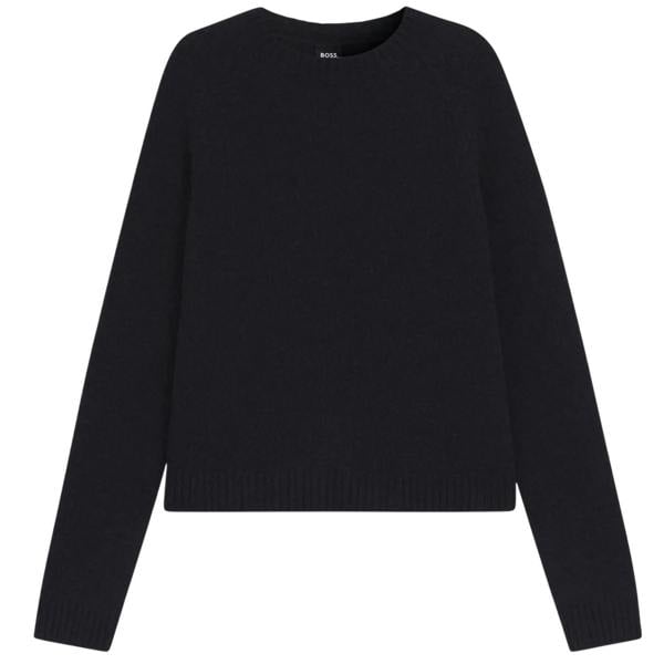 Boss Womens/Ladies Febisan Knitted Sweatshirt - Black - 