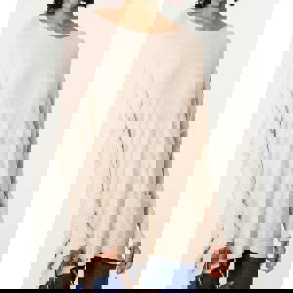 Blue Vanilla Boxy Jumper With Buttons