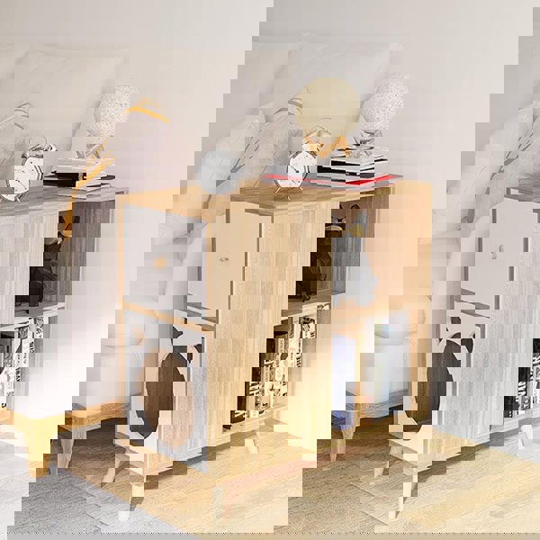 Casali Side Table With Pet House-Weilai Concept-Weilai Concept