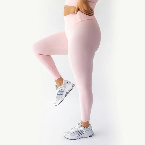 Kecks Pastel Pink Active Leggings