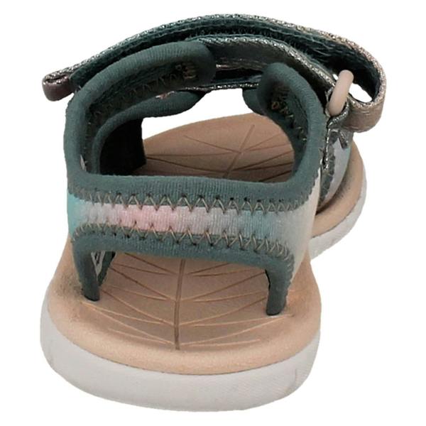 Clarks Kids Clarks Pattern Detailed Adjustable Sandals - Surfing Tide T