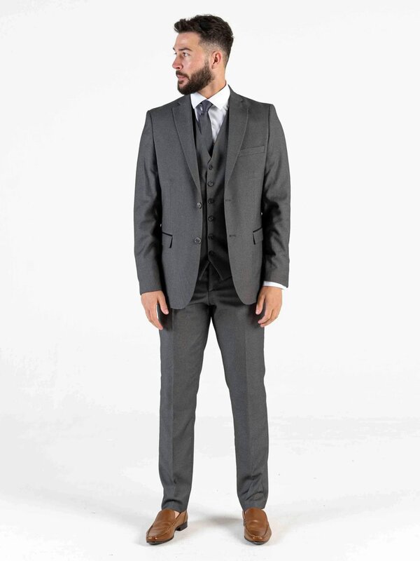 V2 Classic Oliver - Grey Three Piece Suit