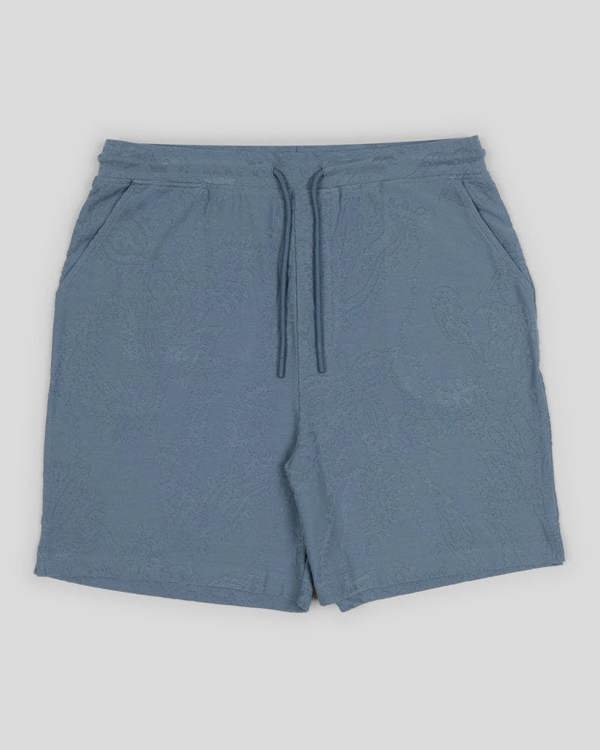 Steel & Jelly Kenton - Paisley Texture Jersey Shorts