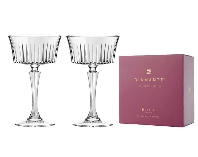 "Broadway" Cocktail saucers - Set of 2