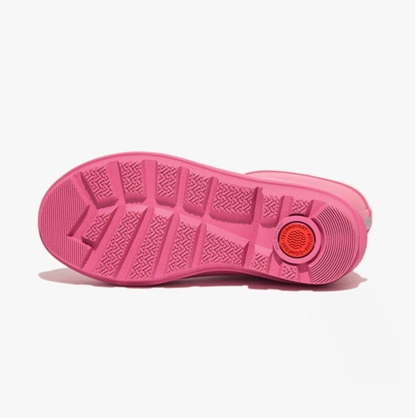 FitFlop WONDERWELLY Kids Rain Boots Pink Jam