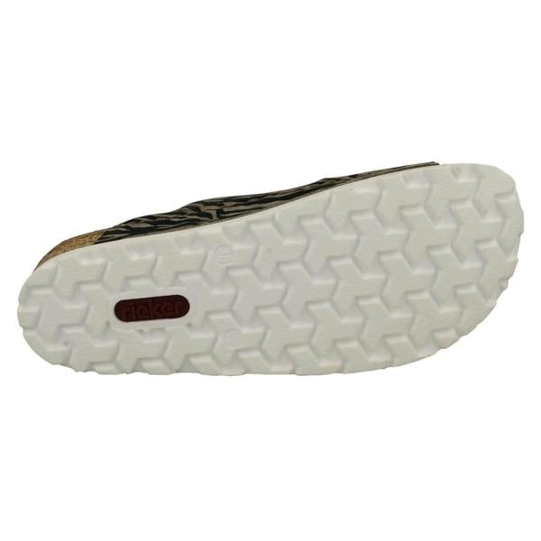 Rieker Ladies Rieker Mule Sandals With Adjustable Straps 69850