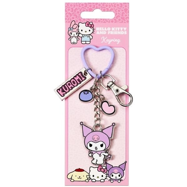 The Carat Shop Hello Kitty Kuromi Keyring with Charms