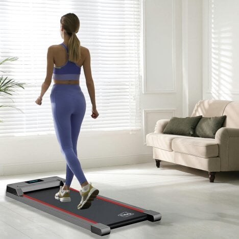 Neo Black Portable Walking Pad Treadmill